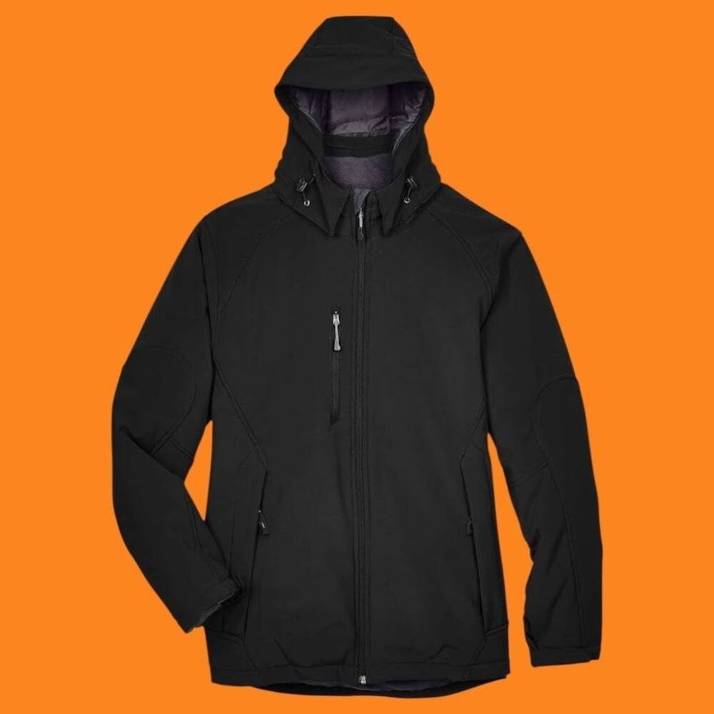 Men's Sz 5XL North End Glacier Insulated 3-Layer Fleece Soft Shell Hooded Jacket